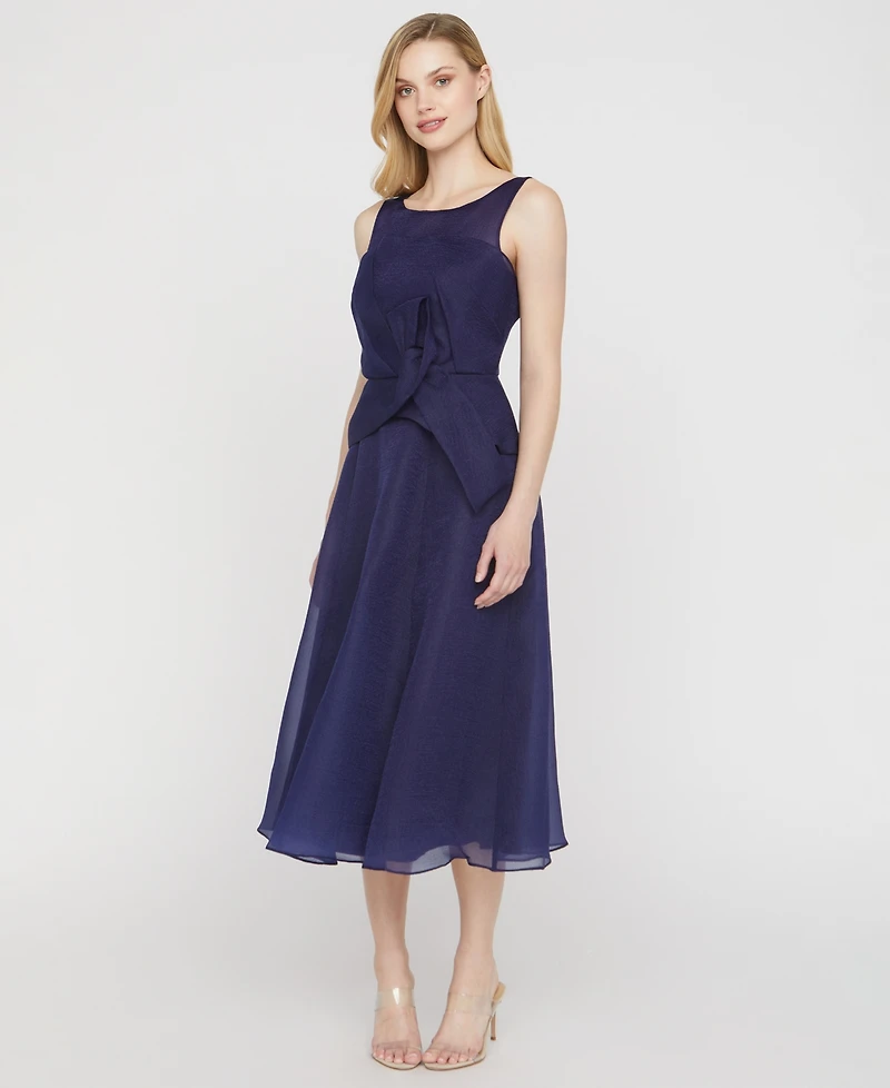 Js Collections Women's Boat Neck Cocktail Dress