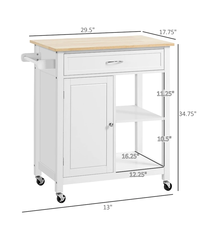 Slickblue Modern Freestanding Kitchen Storage Cabinet with Adjustable Shelves for Pantry
