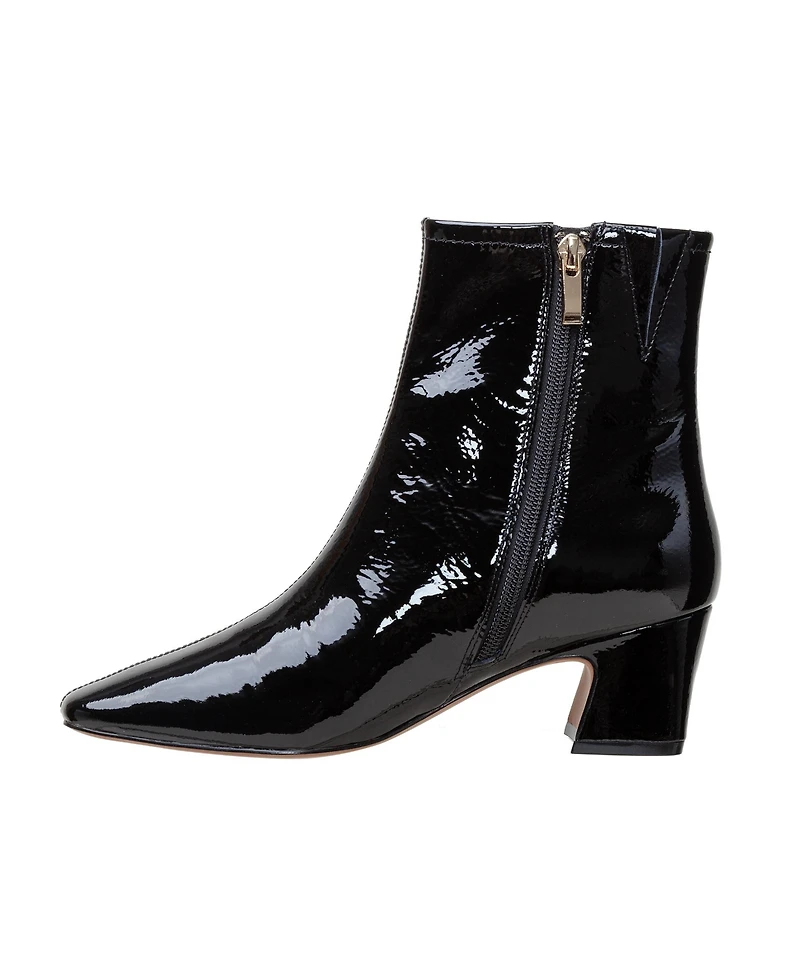 Wrenly | Pointed Toe Cuban Heel Ankle Boot