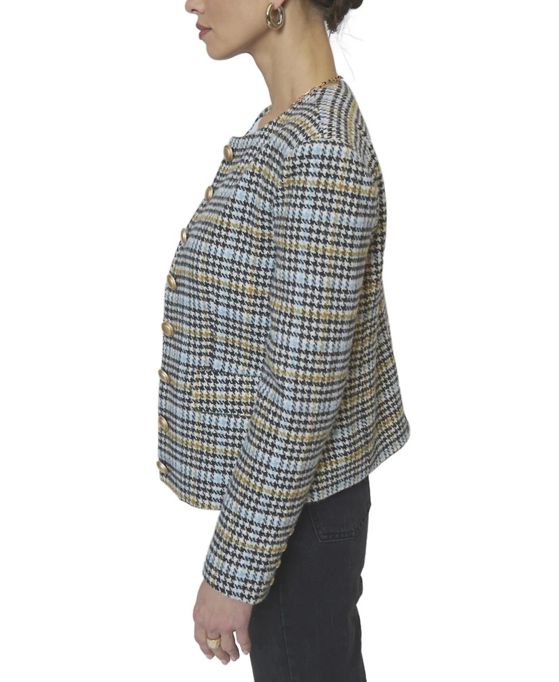 Central Park West Women's Billie Herringbone Jacket