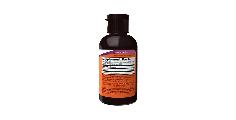 Now Foods Liquid Melatonin, 3 mg, 2 Oz