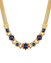 Guess Glass Stone Gold-Tone Necklace