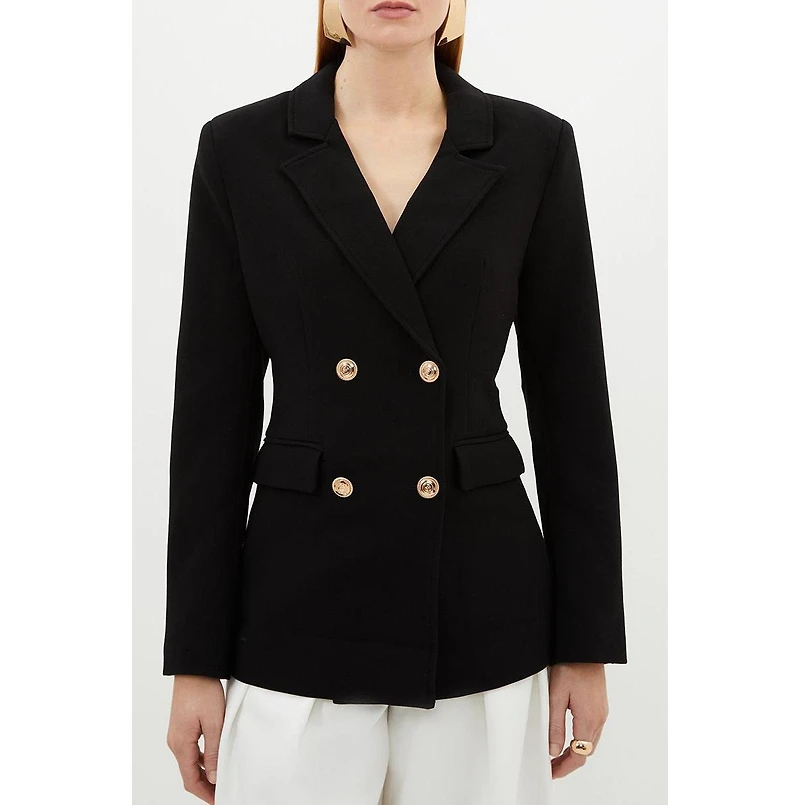 Karen Millen Women's Tailored Doubled Breasted Blazer