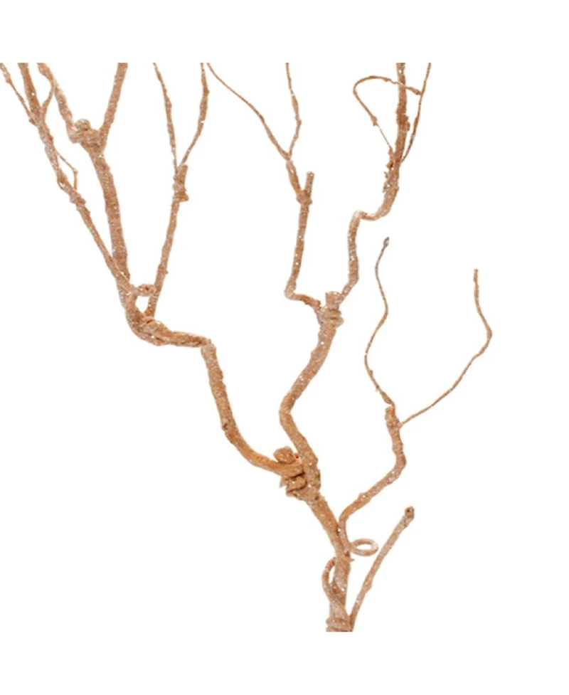 Set of 6 Glitter Branches for Festive Decoration