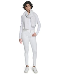 Calvin Klein Metallic Knit Scarf