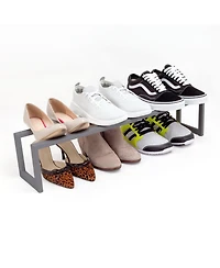 Qualiazero Expandable Shoe Rack - Matte Gray