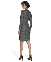 Calvin Klein Women's Long Sleeve Dress