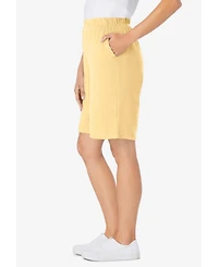 Woman Within Plus 7-Day Knit Short