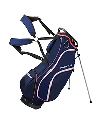 Wilson Profile Stand 11 Piece Womens Right Hand Complete Golf Set - Standard / Ladies / Navy/Rose Gold/Silver