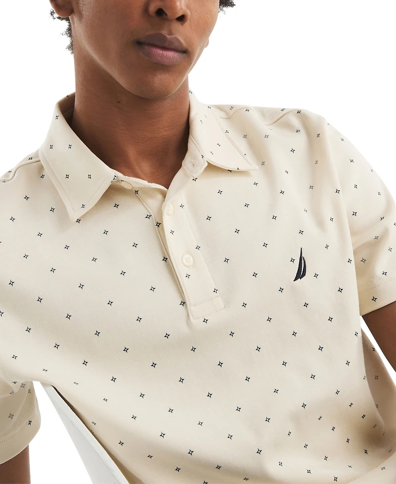 Nautica Men's Printed Compass Polo Shirt
