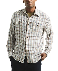 Nautica Men's Stretch Flannel Plaid Shirt