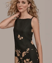 Donna Karan New York Women's Tweed Floral Sheath Dress