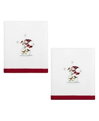 Holiday Cheer Cotton 2-Pc. Hand Towel Set, 28" x 16"