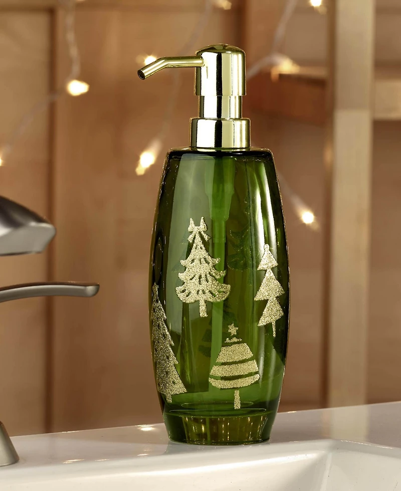 Avanti Holiday Tree Glass Lotion Pump