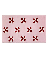 Avanti Peppermint Candy Polyester Bath Rug, 20" x 32"