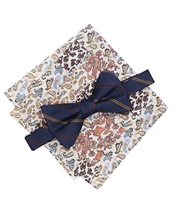 Bar Iii Men's Montrose Bow Tie and Pocket Square Set, Macy's Exclusive