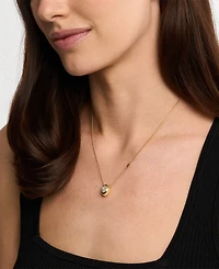 Michael Kors Oval Stone Pendant Necklace