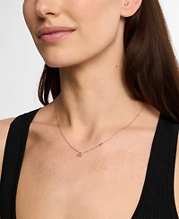 Michael Kors Cubic Zirconia Cut Pendant Necklace