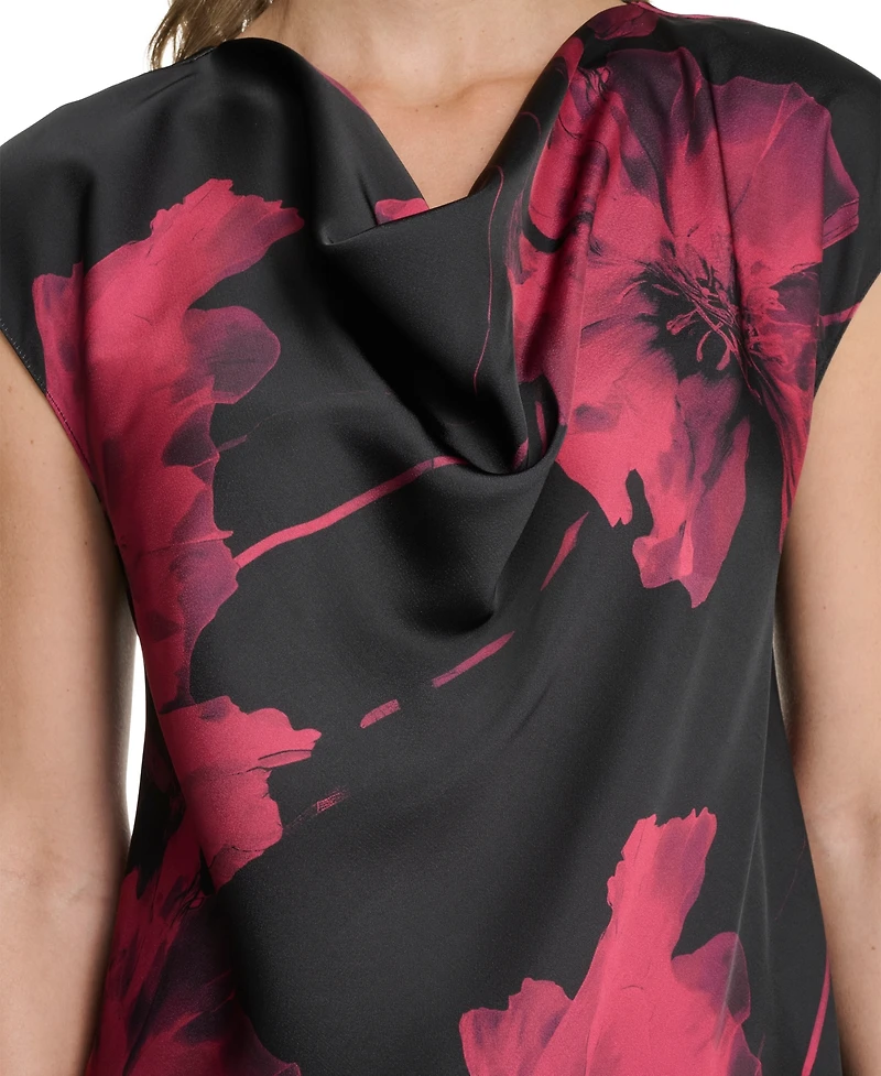 Calvin Klein Women's Cowl Neck Blouse