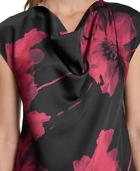 Calvin Klein Women's Cowl Neck Blouse