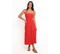 Petal and Pup Women's Indra Midi Dress - Red