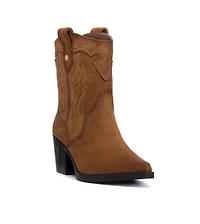 Women's Suede Italian Western Booties By Xti