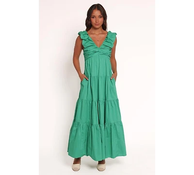 Petal and Pup Women's Elina Maxi Dress - Green