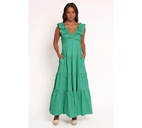 Petal and Pup Women's Elina Maxi Dress - Green