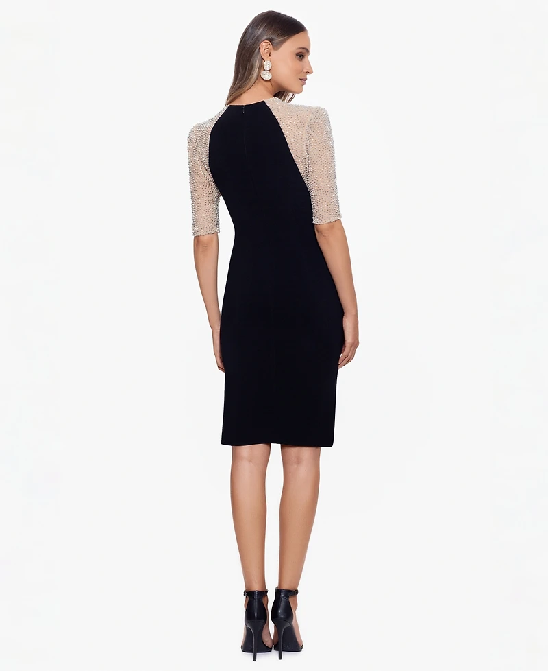 Xscape Women's Faraj Short Sleeve Dress