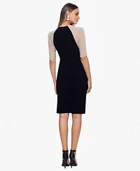 Xscape Women's Faraj Short Sleeve Dress