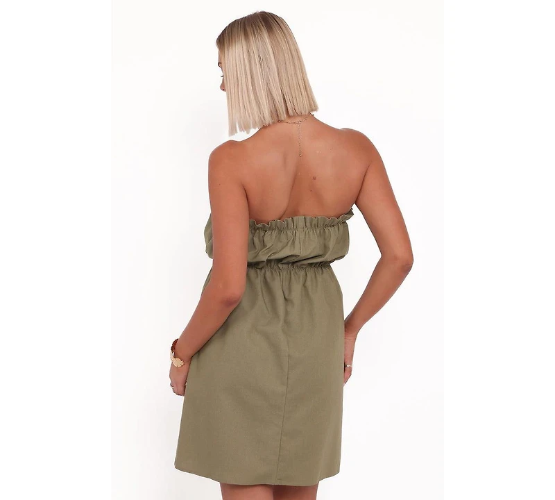 Petal and Pup Women's Stratton Mini Dress - Leaf Green