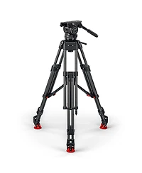 Sachtler Cine 30 Fluid Head with Efp 2 Cf 3-Section Carbon Fiber Tripod and Mid-Level Spreader
