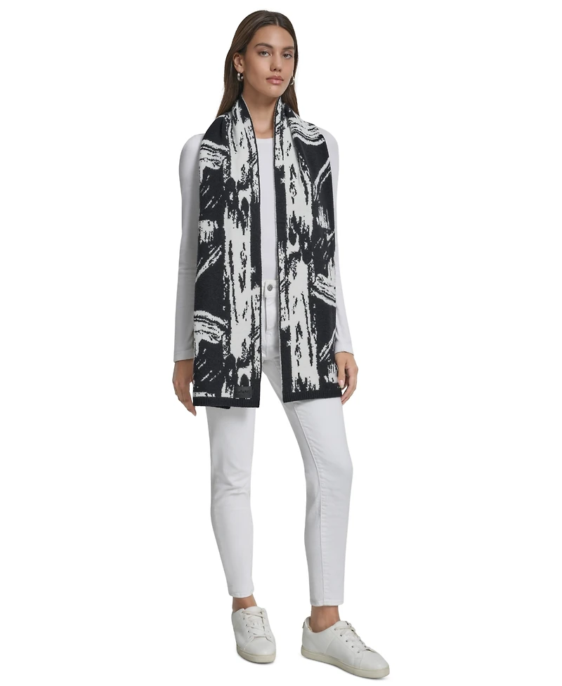 Dkny Women's Paint Stroke Scarf