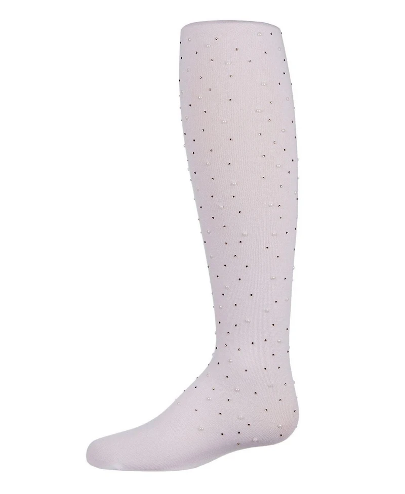 Memoi Lots of Dots Fine Cotton Tights