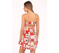 Petal and Pup Women's Loredana Mini Dress - Cherry