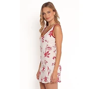 Petal and Pup Women's Fleur Mini Dress - Red