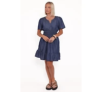 Petal and Pup Women's Morwenna Mini Dress - Chambray