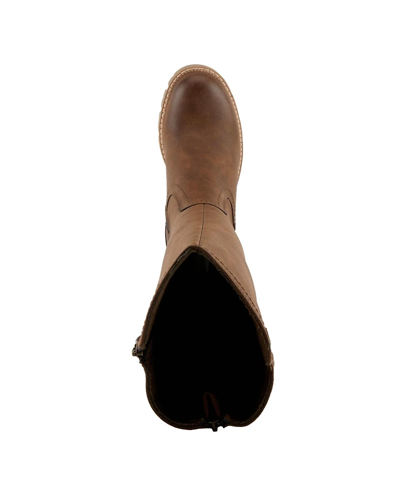 Spring Step Lexis Water-Resistant Tall Shaft Boot with Adjustable Calf and Shock-Absorbing Sole