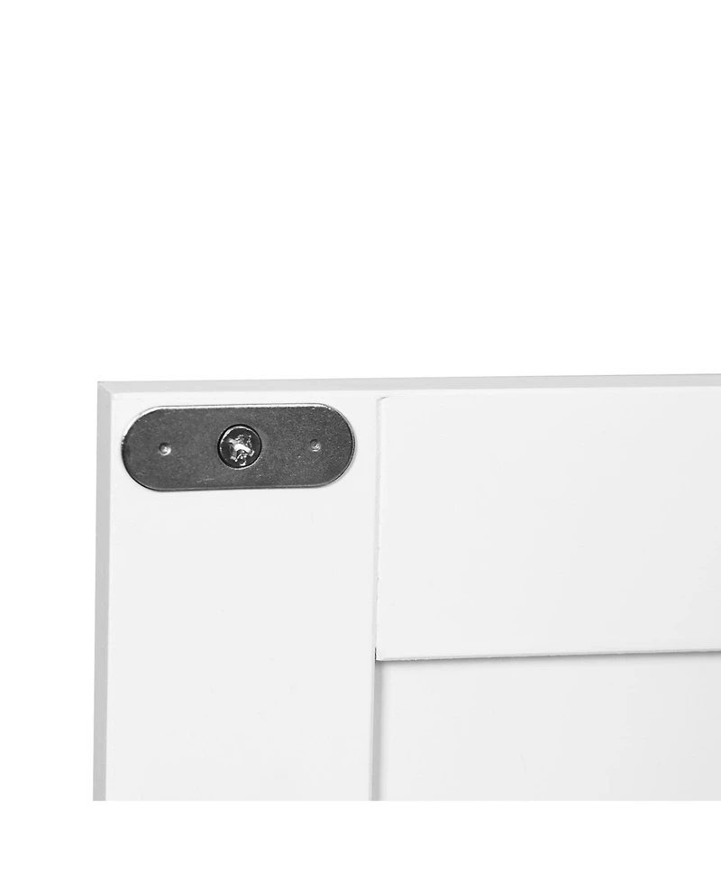 Casainc Bathroom Floor Storage Cabinet with Double Door and Adjustable Shelf
