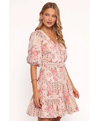 Petal and Pup Women's Columba Mini Dress - Soft Camellia