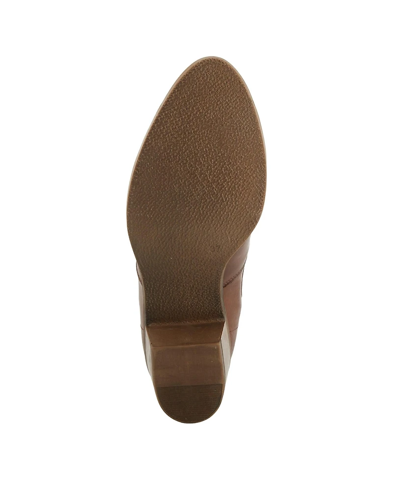 Azura Spring Step Phaedra Premium Leather Shoe with Cushioned Insole, Arch Support, and Low Heel