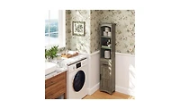 Bathroom Storage Cabinet for Towels and Essentials with Durable Design