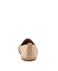 Spring Step Kapri Flexible Leather Loafer with Cutout Detail and Removable Arch Support Insole