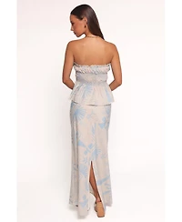Petal and Pup Women's Elena Maxi Skirt - Blue Soleil