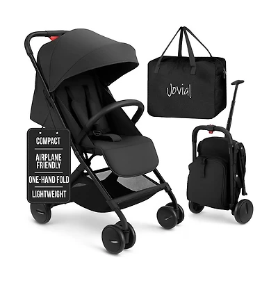 Jovial Kids Portable Folding Stroller – Lightweight Compact Travel Stroller with Easy Fold Design