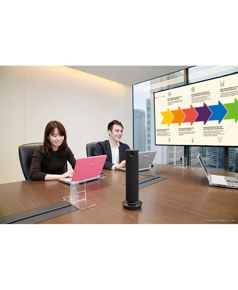 Panasonic PressIT360 All-In-One 360 Degree Video Conference Camera Speakerphone