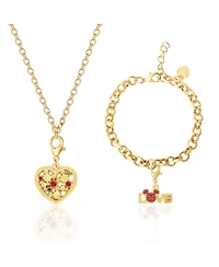 Disney Mickey and Minnie Mouse Love & Friendship Advent Charm Jewelry Set