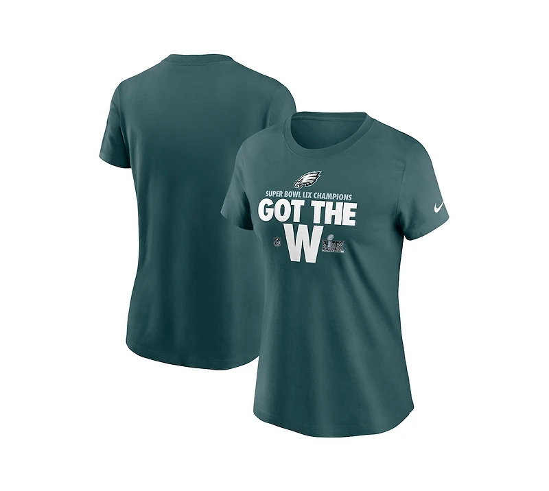 Nike Women's Green Philadelphia Eagles Super Bowl Lix Champions Parade T-Shirt