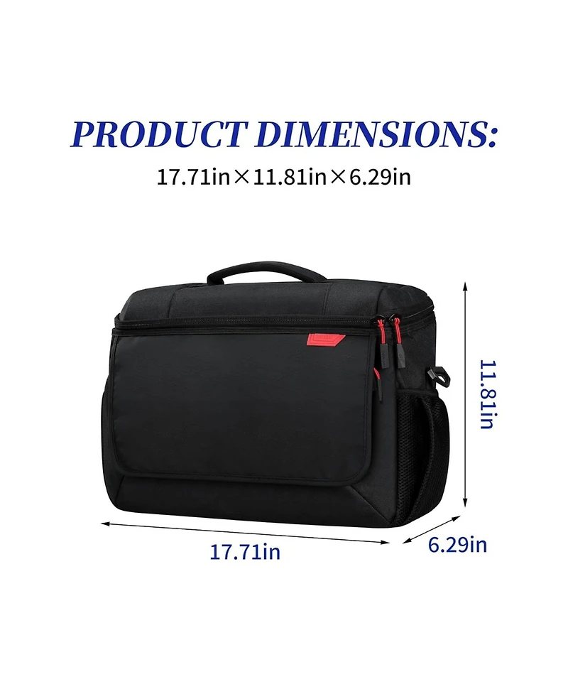 Bubm Waterproof PS5 Travel Case with Laptop Compartment