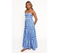 Petal and Pup Women's Emry Maxi Dress - Blue Stripe